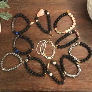 Black/white/grey Erimish Bracelets